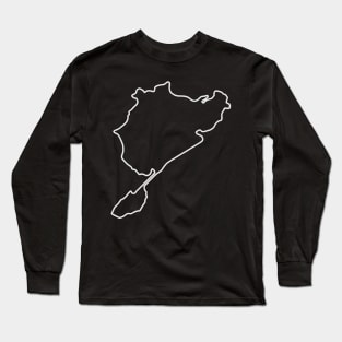 Nürburgring - Gesamtstrecke [outline] Long Sleeve T-Shirt